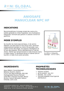 Aniosafe Manuclear NPC HF 500ML