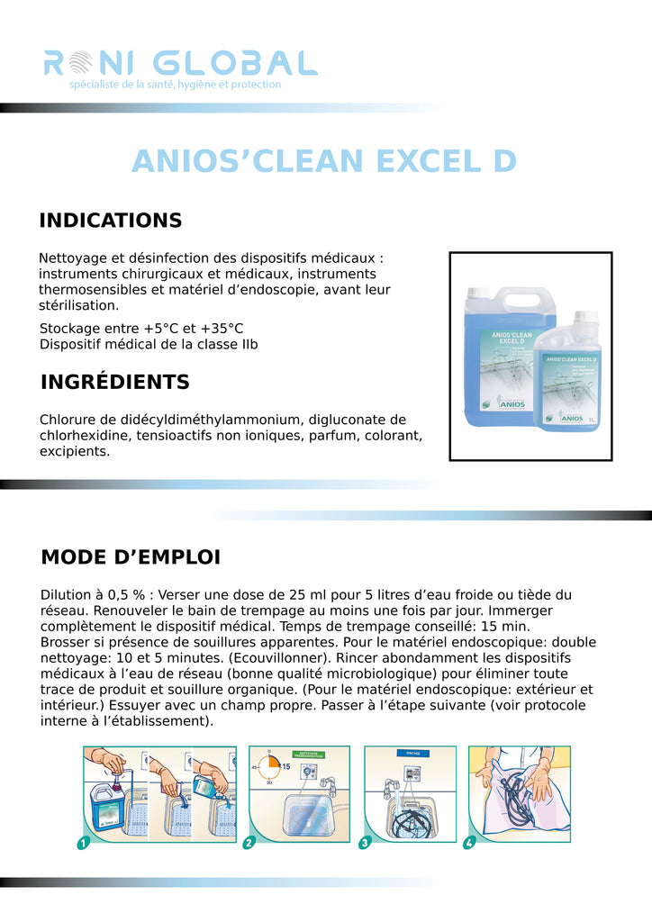 Anios Clean Excel D 25ML