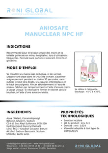 Aniosafe Manuclear NPC HF 1L